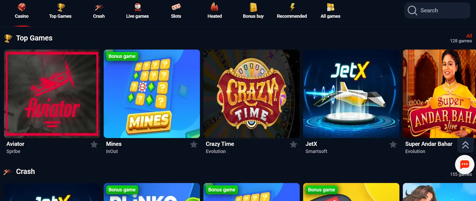 topx casino games Bangladesh