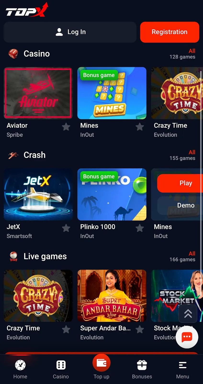topx mobile app